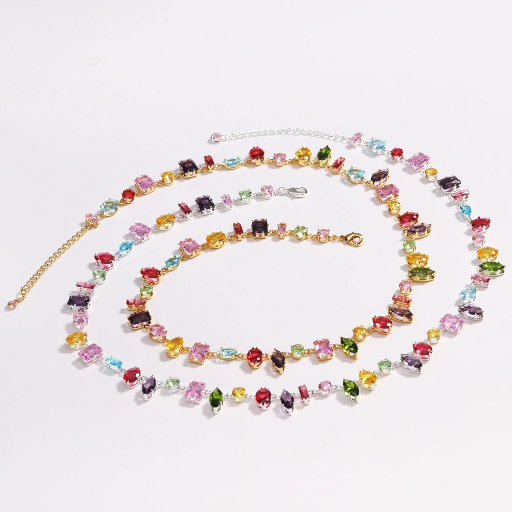 Prism Glow Necklace & Bracelet