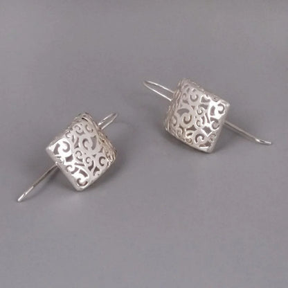 Ornate Filigree Drop Earrings