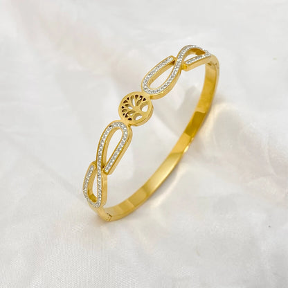 Golden Tree of Life Bangles