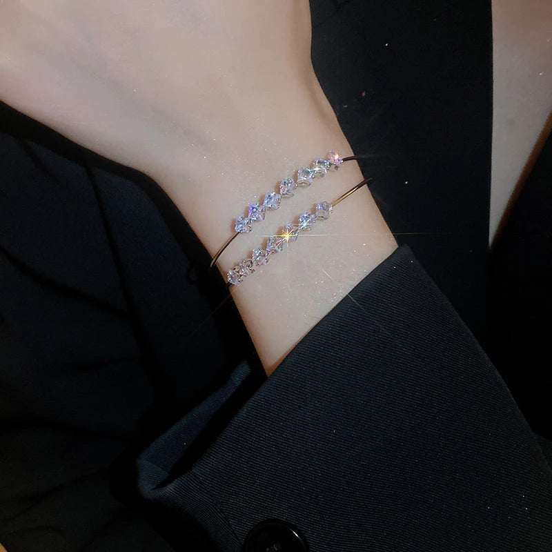 Cubic Zirconia Bracelet Collection