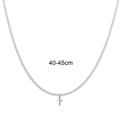 Luminous Cross Necklace