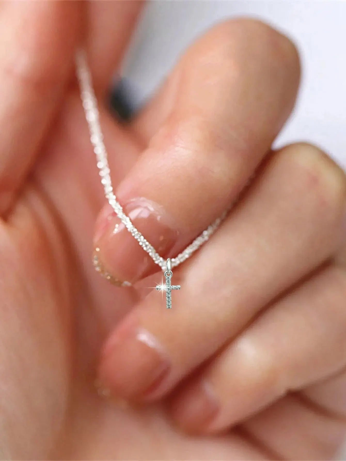 Luminous Cross Necklace
