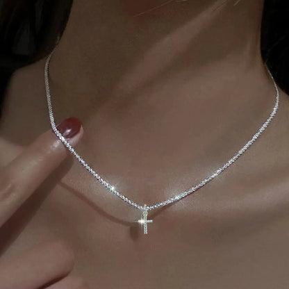 Luminous Cross Necklace