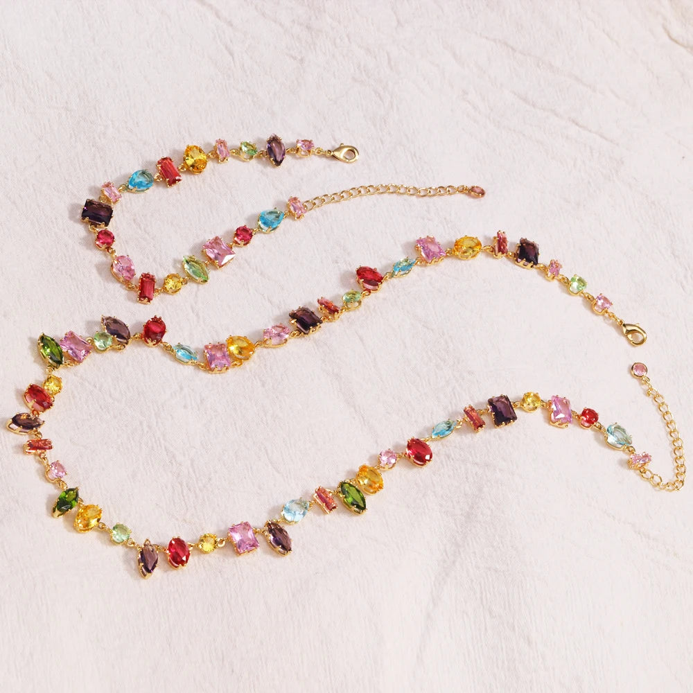 Prism Glow Necklace & Bracelet